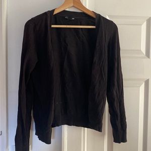 Black cardigan